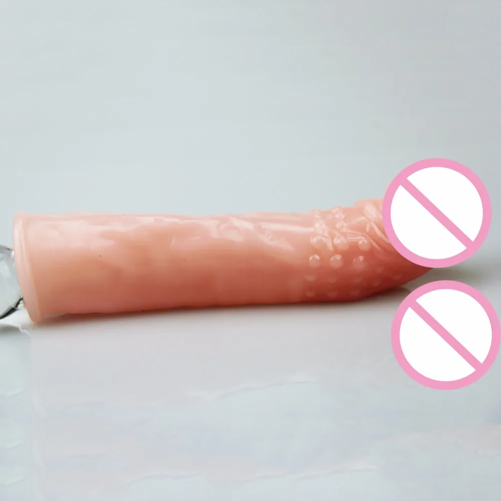 Фаллоимитатор glans многоразовые презервативы с задержкой Мужской пенис