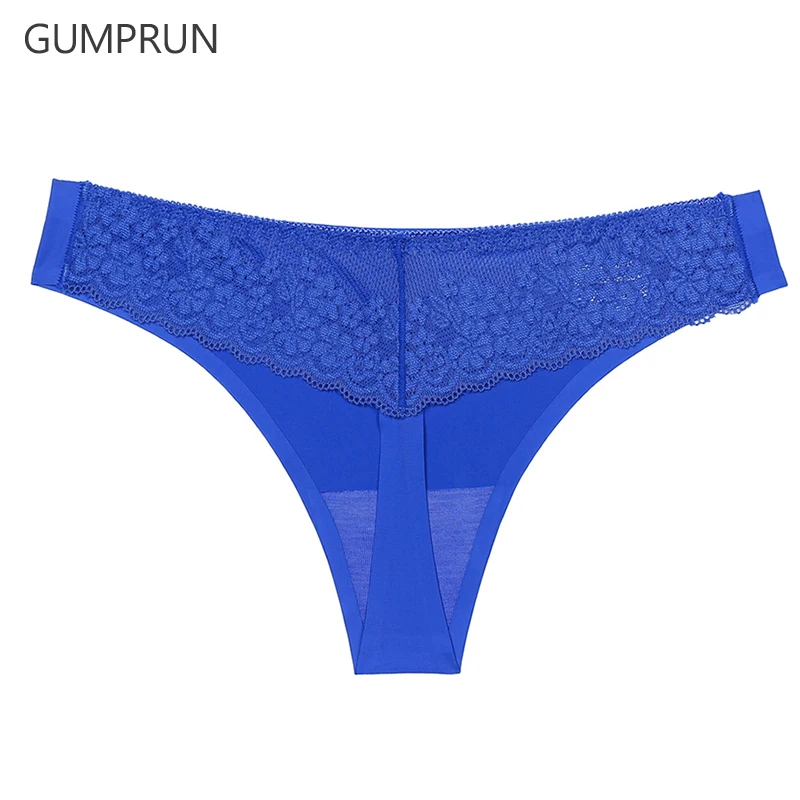 Женские кружевные трусы GUMPRUN стринги с t спинкой нейлоновое нижнее белье