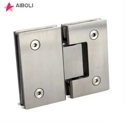 

2PCS 180 Degree Open 304 Stainless Steel Wall Mount Glass Shower Door Hinge For Home Bathroom Furniture Hardware