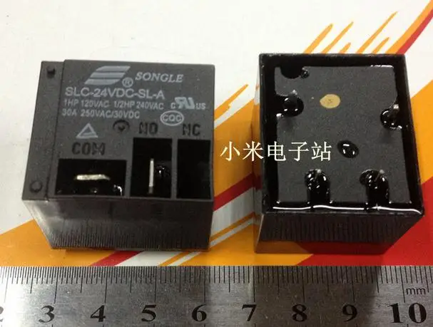 Бесплатная доставка Новое реле SLC-24VDC-SL-A 24V 30A 250VAC 4Pin 10 шт./лот | Обустройство дома
