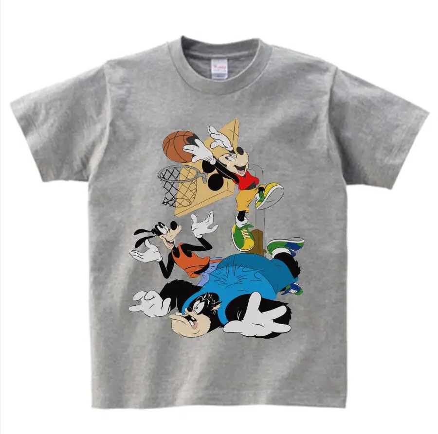 graw childreT-shirt Детские футболки с изображением Микки Мауса футболка с короткими рукавами с изображением мышки футболка для маленьких мальчиков и девочек с Дональдом летняя футболка с круглым вырезом От 2 до 15 лет N - Цвет: graw childreT-shirt