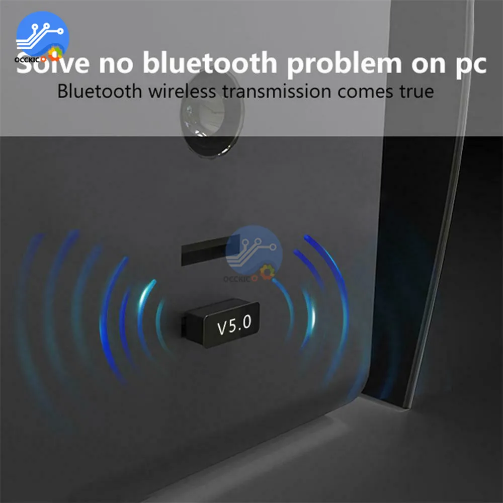 USB Bluetooth V5.0 беспроводной адаптер ключа для Windows PC ноутбук мышь клавиатура приемник Bluetooth передатчик с драйвером постоянного тока