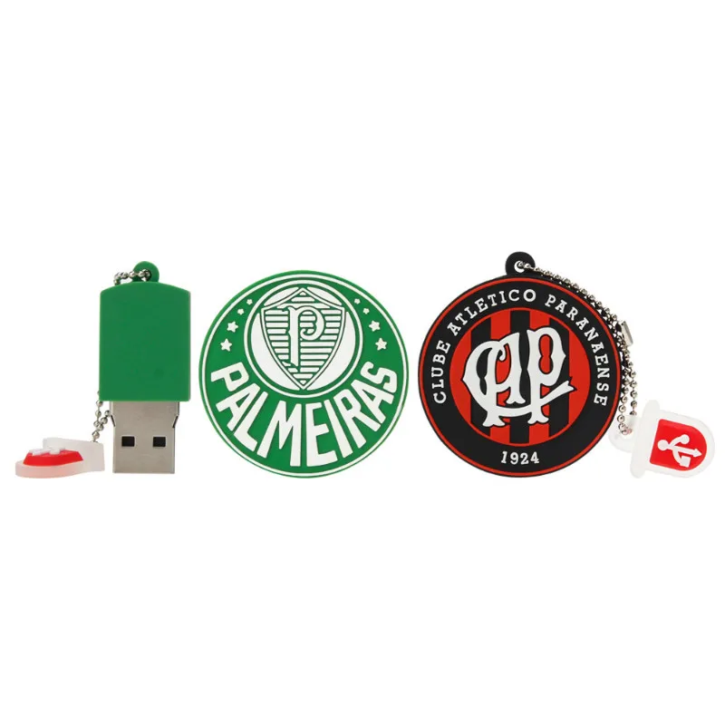 Популярный Логотип футбольного клуба USB флеш-накопитель 4 ГБ 8 ГБ 16 ГБ 32 ГБ флеш-накопитель 64 ГБ 128 ГБ флеш-карта памяти высокоскоростной флеш-накопитель U диск