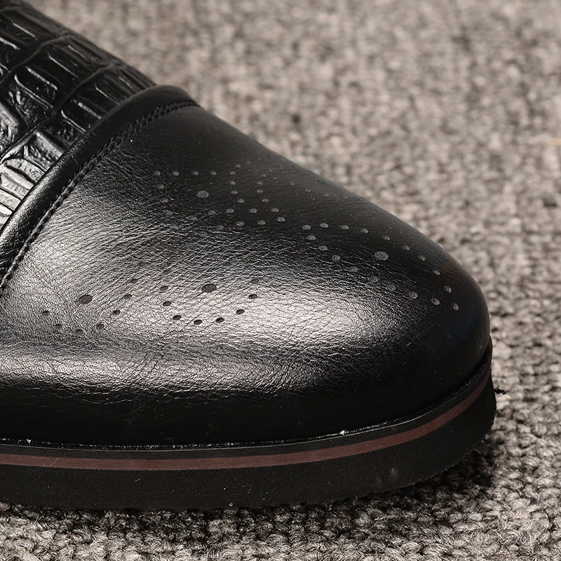 2017 Casual Men Shoes Brand Comfortable Fashion flat Black #W6652-1 | Обувь
