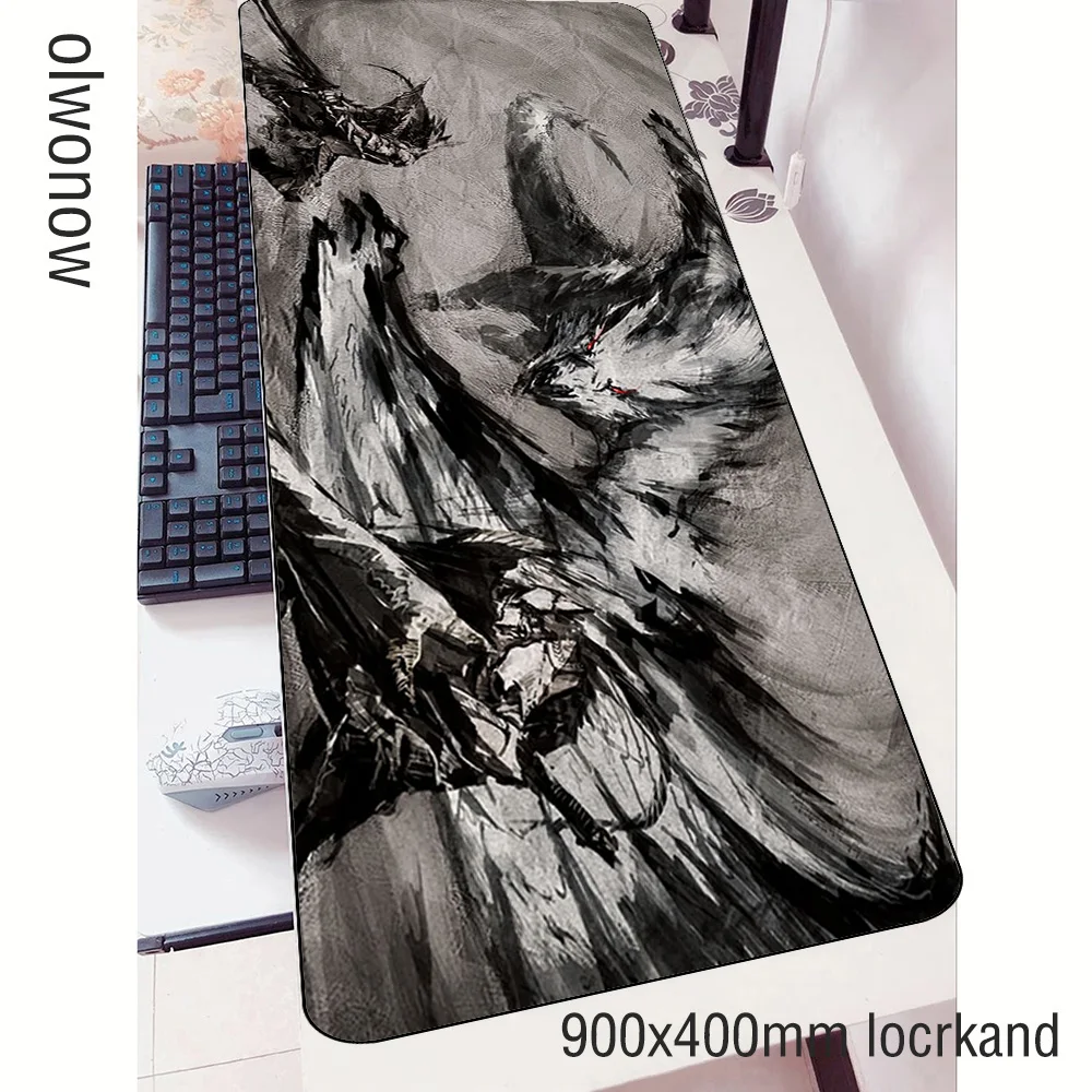 Коврик для мыши monster hunter 90x40 см подставка под ноутбук|Коврики мышей| |