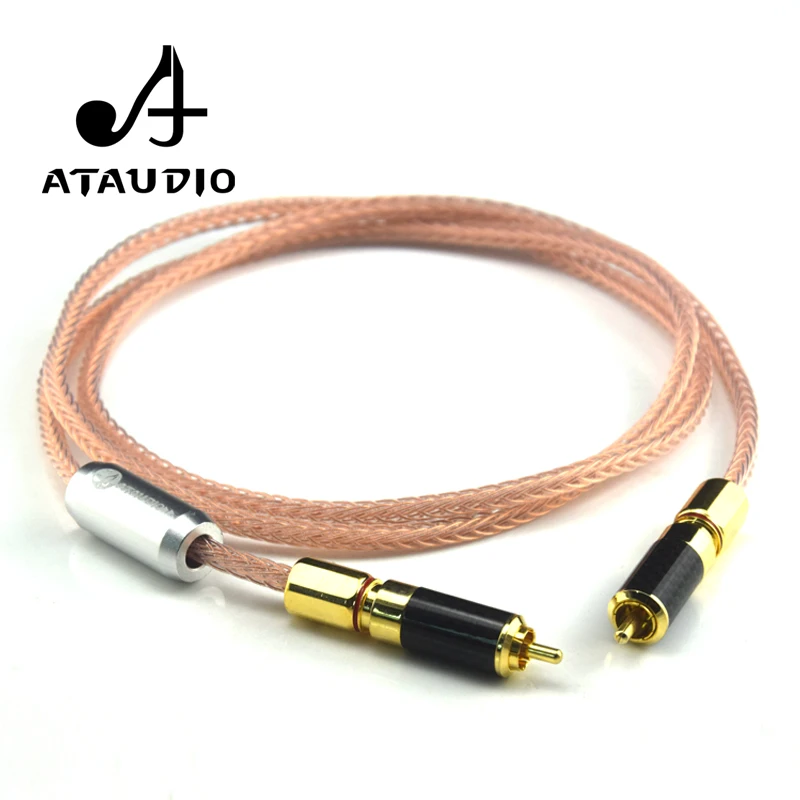 Цифровой коаксиальный кабель ATAUDIO Hi Fi RCA 75 Ом сабвуфер|rca to rca|rca toto rca |