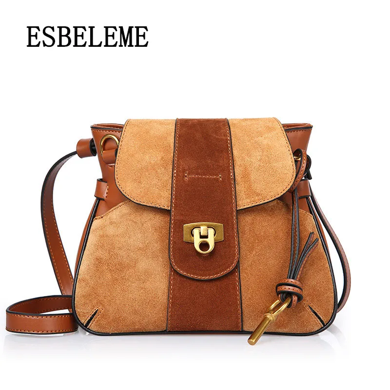 Роскошные женские сумки через плечо из 2019 натуральной кожи на одно для женщин