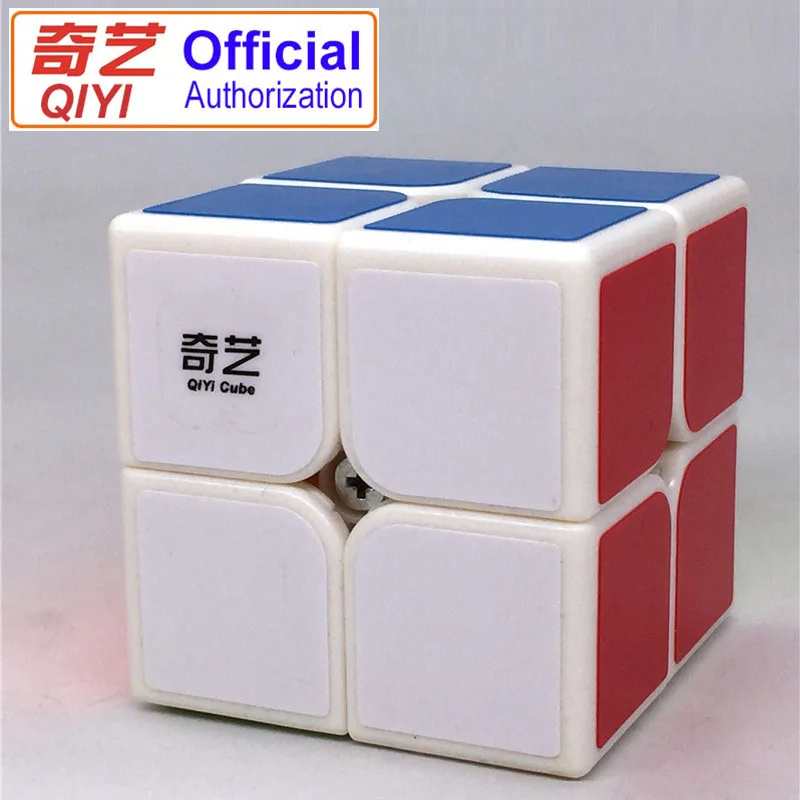 

Qiyi Cube 2X2 Magic Cube 2 By 2 Cube 50mm Speed Pocket Sticker Puzzle Cube Professional Educational Toys for Children QY-2
