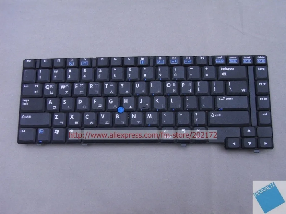 Новая черная клавиатура для ноутбука 418910 AD1 PK130060600 HP Compaq NC6400 (Корея) 100% совместимая