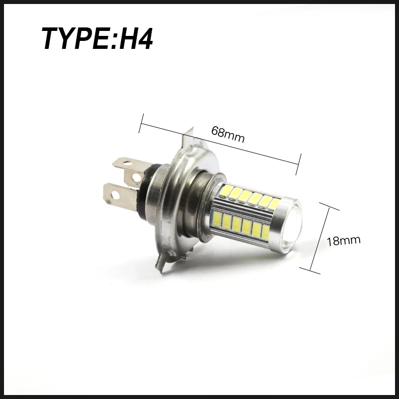 1x5630 33SMD Автомобильная лампочка светильник 12V движения вождения s туман H4