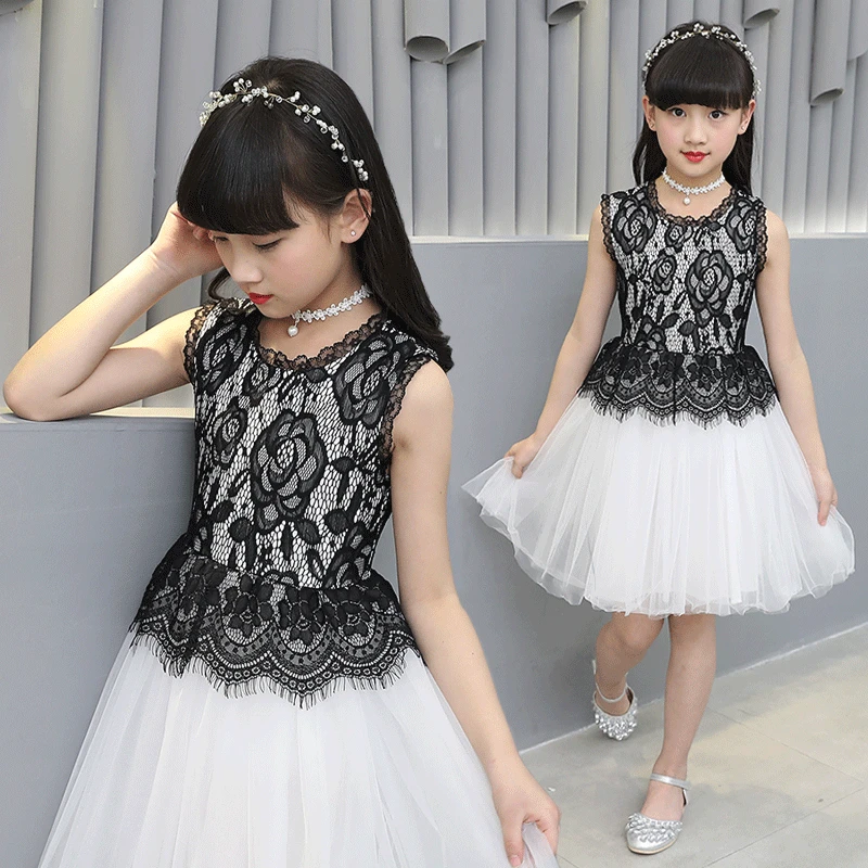 2018 Новое Брендовое платье принцессы для девочек летние платья на день рождения