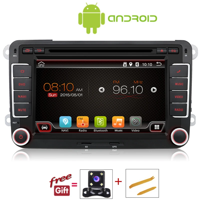 Авторадио 2 Din Android 7 1 автомобильный dvd плеер для VW Модели Авто Polo Golf Passat Tiguan Skoda Superb
