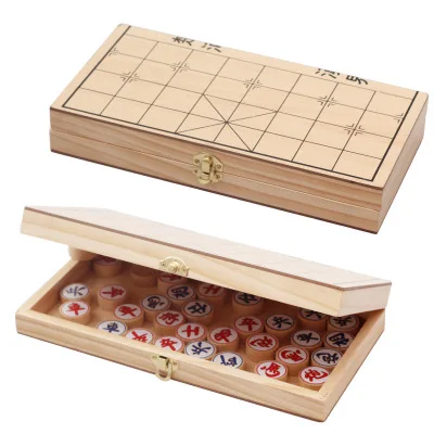 Игра в китайские шахматы Xiangqi портативная игра магнитный складной стол для
