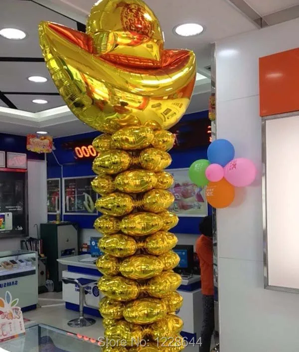 Воздушные шары из алюминиевой фольги 94 х90 см|foil balloons|foil goldfoil gold balloons |