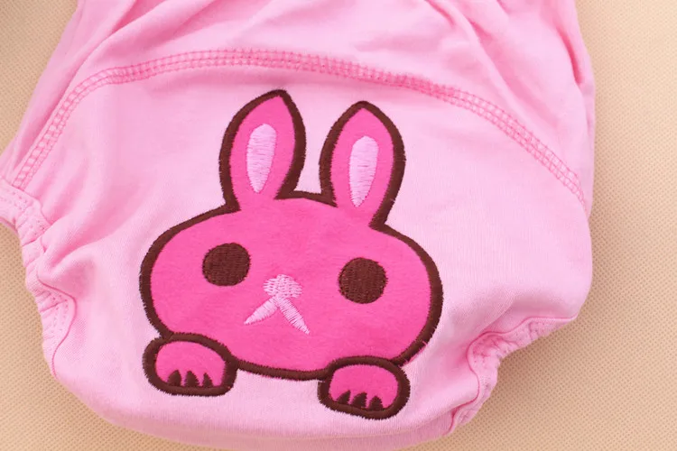 1 шт. Детские Водонепроницаемые хлопковые подгузники 4 слоя|cloth diaper|potty training pantsnappy