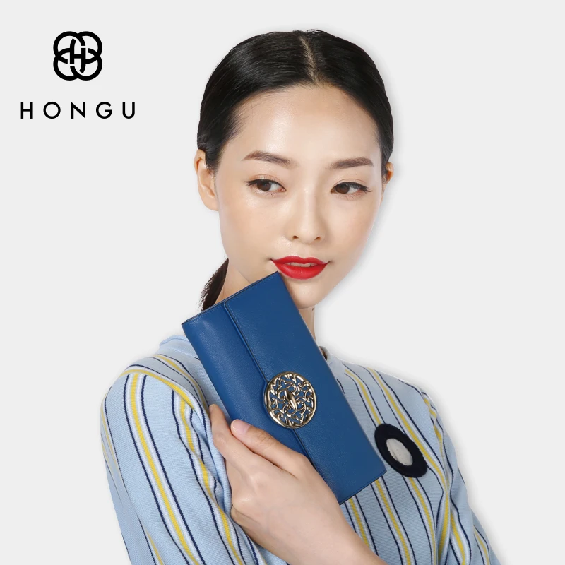 HONGU, Женские кошельки из натуральной кожи, короткий кошелек для монет, клатч, сумка на запястье, с цветочным принтом, для девушек, с карманом для монет, модный многофункциональный кошелек