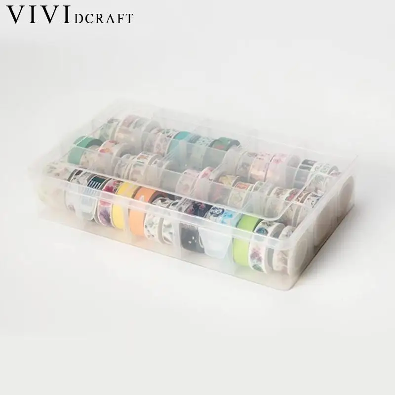 Vividcraft диспенсер ленты васи лента DIY коробка для хранения Скрапбукинг наклейка канцелярские 27,6*16*5,5 см упаковочная лента диспенсер