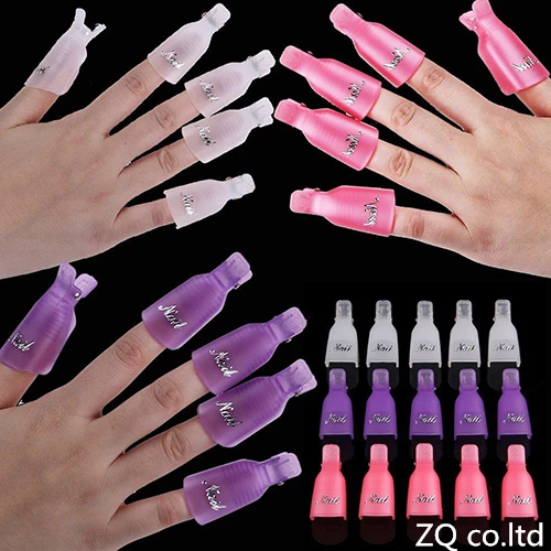10 шт./упак. хорошее качество пластиковый акриловый лак для ногтей отмачиваемый