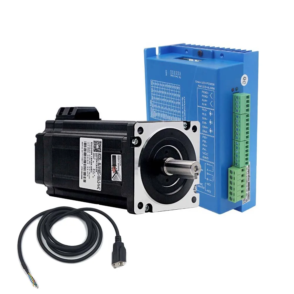 2 фазы NEMA34 4.5Nm 5A замкнутый цикл шаговый двигатель + комплект драйвера 2HSS86H 86J1880EC 1000