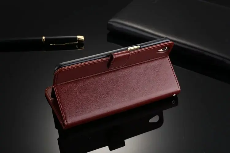 2017 Новое прибытие! с Подставкой Держатель Роскошные флип кожаный Бумажник Case Для