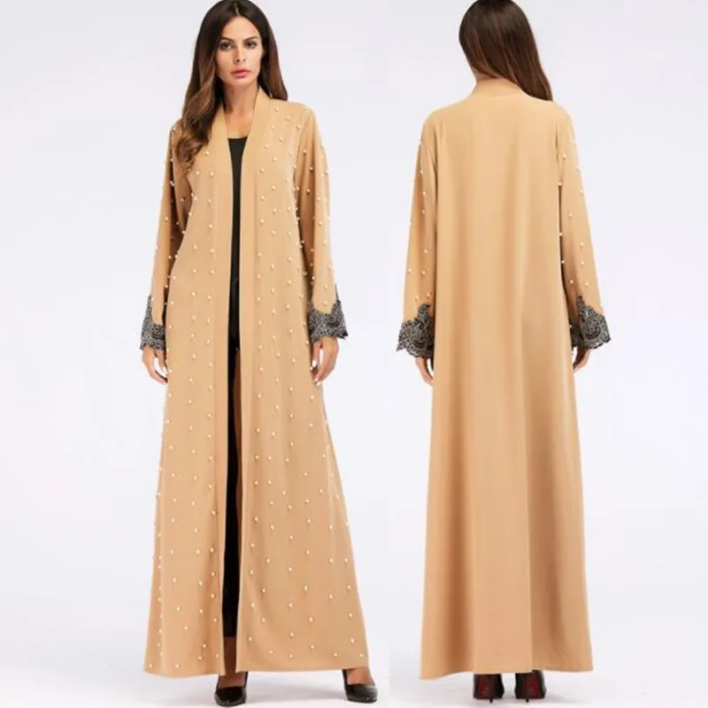 Кафтан мусульманский Abaya халат Дубай кимоно кардиган хиджаб платье Абая для