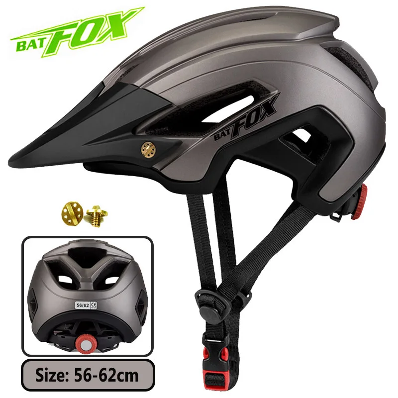 BATFOX bike helmet bat fox mtb cycling helmet integrally-molded women bicycle helmet man road bike mtb casco ciclismo bicicleta