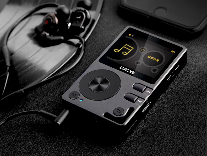 Aigo EROS Q DSD Автомобильный MP3-плеер Bluetooth 4,0 DAC без потерь Hifi аудио музыкальный плеер Mini USB поддержка OTG