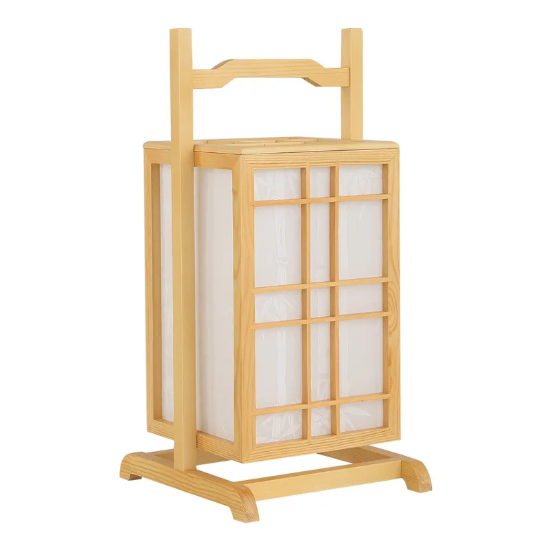 Японская ручная татами оригинальная Напольная Лампа индивидуальная деревянная