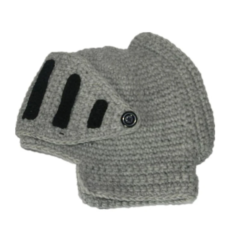 CHSDCSI Высококачественная зимняя вязаная шапка в римском рыцарском стиле мужская