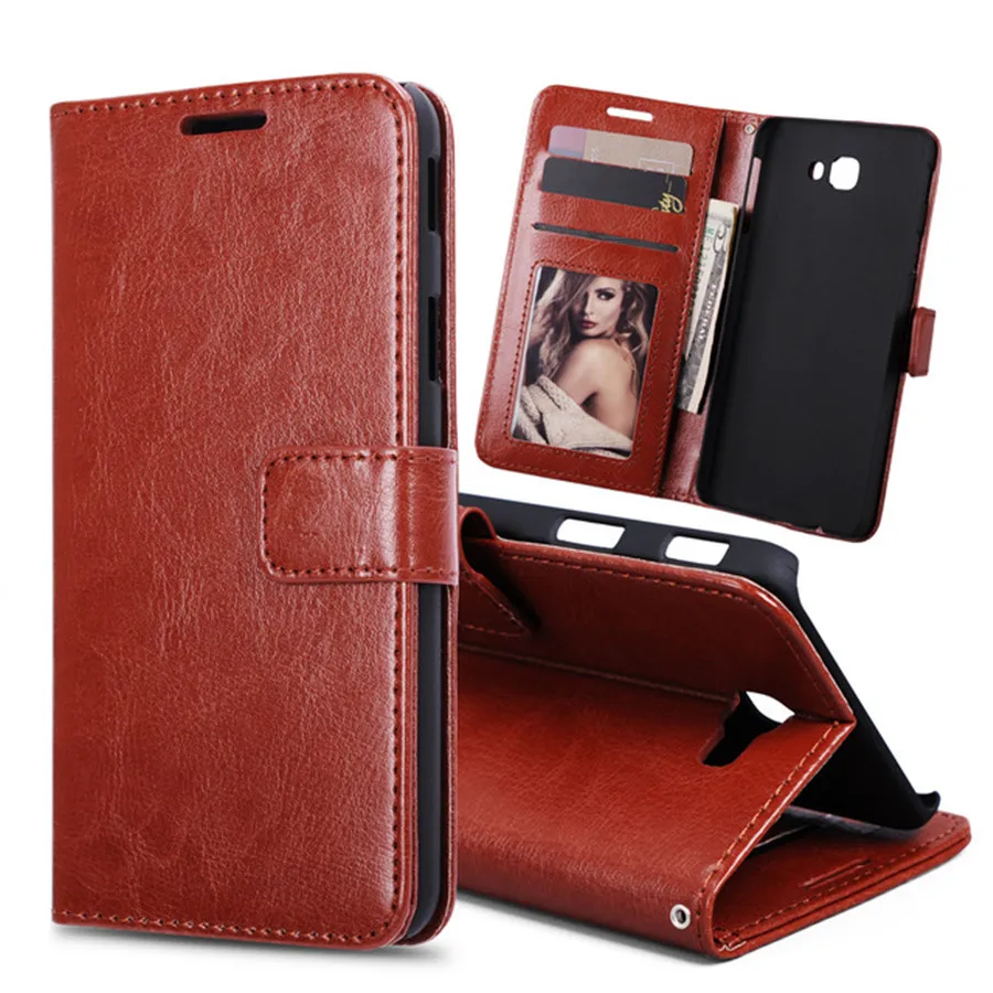 LANCASE Funda For Samsung Galaxy S6 Edge Case Wallet Luxury leather Card Slots Hard PC Stand Flip Cover Capa |