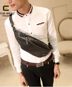 Новинка 2016 мужской маленький кожаный кошелек мужская сумка нагрудная Корейская