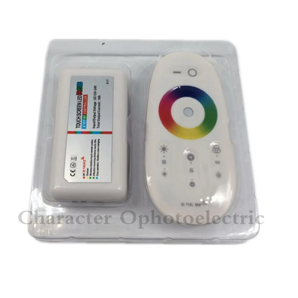 RGBW / RGB светодиодный контроллер с сенсорным экраном 2 4G DC12-24V 18A канал