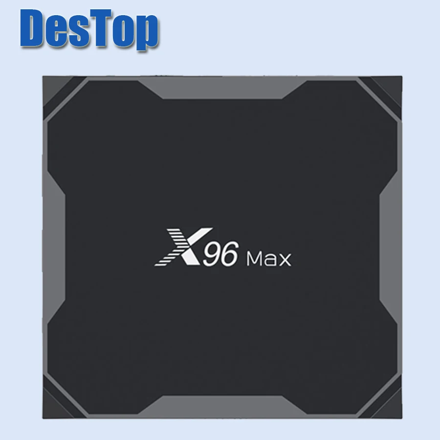 1 шт. X96Max Android 8 Amlogic S905X2 DDR3 4G 64G ТВ приставка четырехъядерный 2.4G5G двойной Wifi BT4.0 1000M