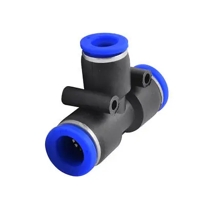

Pneumatic 12mm to 10mm One Touch Connector Tee Shape Quick Fitting