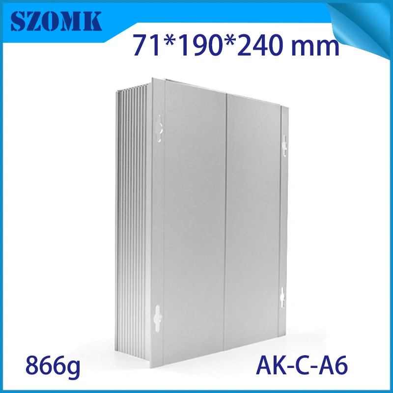 Анодированный Настенный алюминиевый корпус szomk (10 шт.) для серебристой