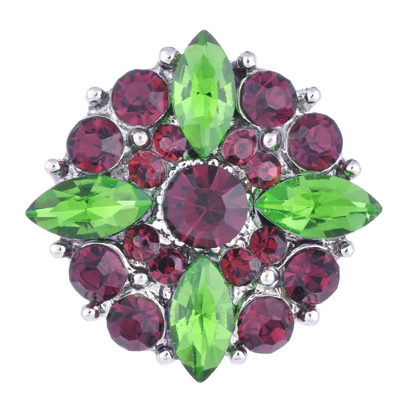 1 шт. новые стили фиолетовые серии Snaps Mix Pack 18 мм GingerSnaps Snap button Charms Jewelry VN-1992 |
