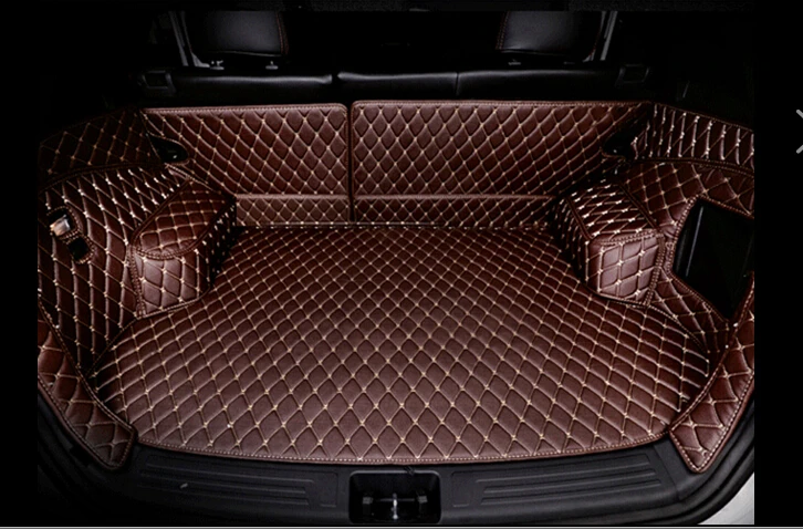 

Custom Full trunk 3D mats leather pad for Porsche Cayenne 2016