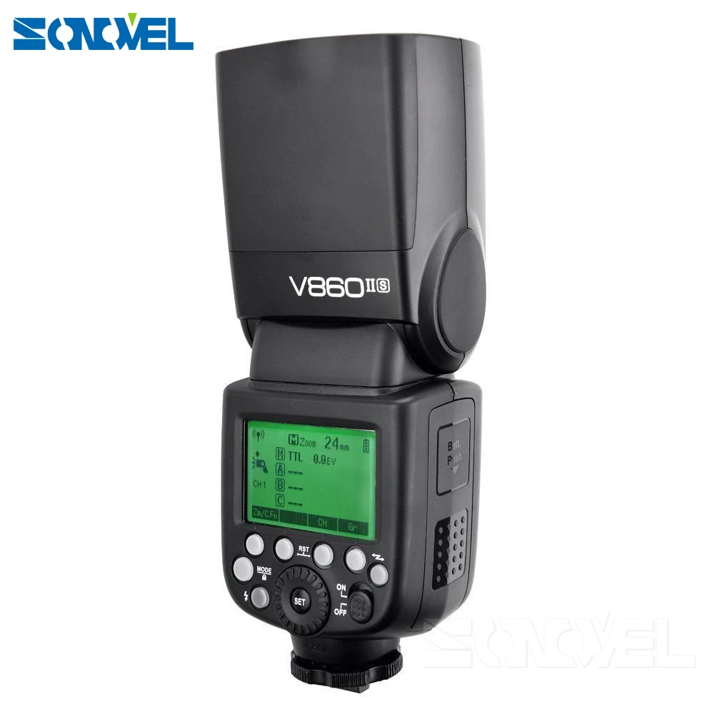 Godox V860II S TTL Flash Speedlite GN60 HSS 1/8000s литий ионная батарея 2 4G X System + X1T передатчик для Sony A7R