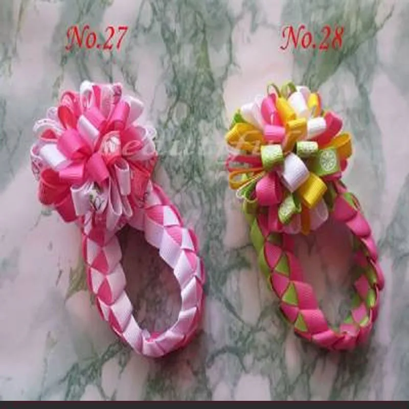 

12 pcs 2.5"Braid Loopy Puffs Ribbon Free Shipping.