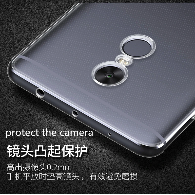 ТПУ чехол для Xiaomi Redmi Note 4 MTK Global Cover прозрачный силиконовый 4X 3GB 4GB Anti-watermark |