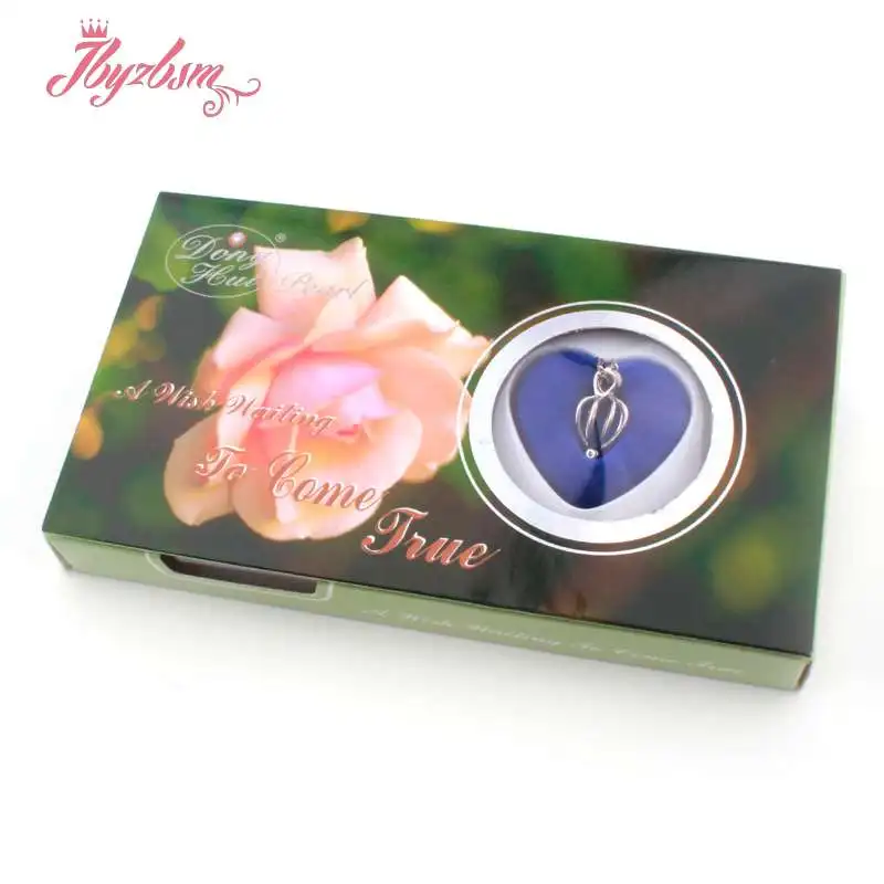 Pink Rose A Натуральная устричная пресноводная жемчужная подвеска для женщин, подарок на Рождество, 1 комплект - Окраска металла: Pink Rose A
