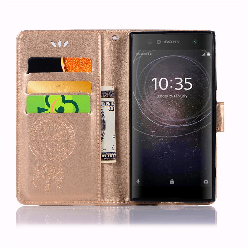 Кожаный чехол с откидной крышкой для Sony Xperia XA2 XA1 XA Ultra C6 L1 L2 XZ2 XZ1 X Compact XZ Premium