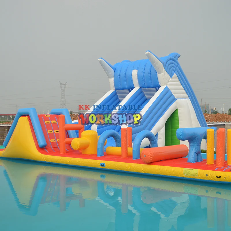 Kopen Sea World Octopus Jurassic Opblaasbare Dinosaurus Water Park, Gigantische Outdoor Opblaasbare Plezier Stad Speeltuin Te Koop