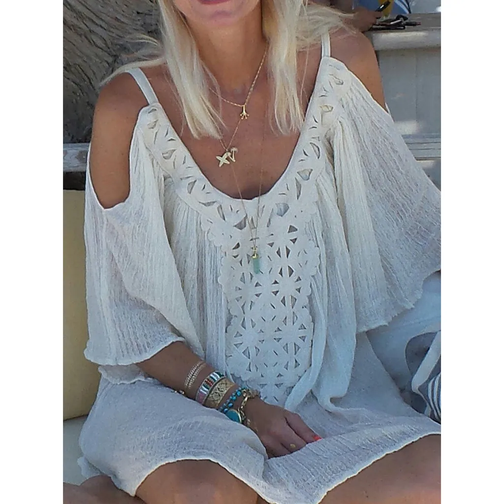 Женские модные летние праздничные платья с открытыми плечами и рукавами летучая