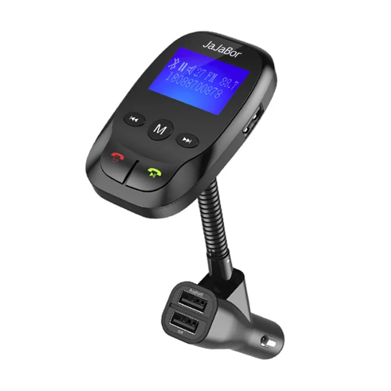 JaJaBor FM передатчик Bluetooth автомобильный комплект Handsfree AUX Автомобильный MP3 плеер