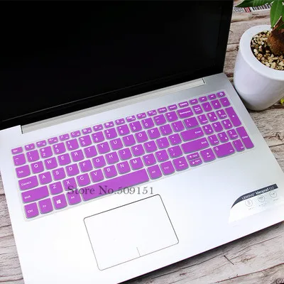 Силиконовая клавиатура для ноутбука кожного покрова для lenovo IdeaPad S145 15(15 Intel)(15 amd) 15,6 дюймов S145-15IWL s145-15ast s145-15 - Цвет: Purple