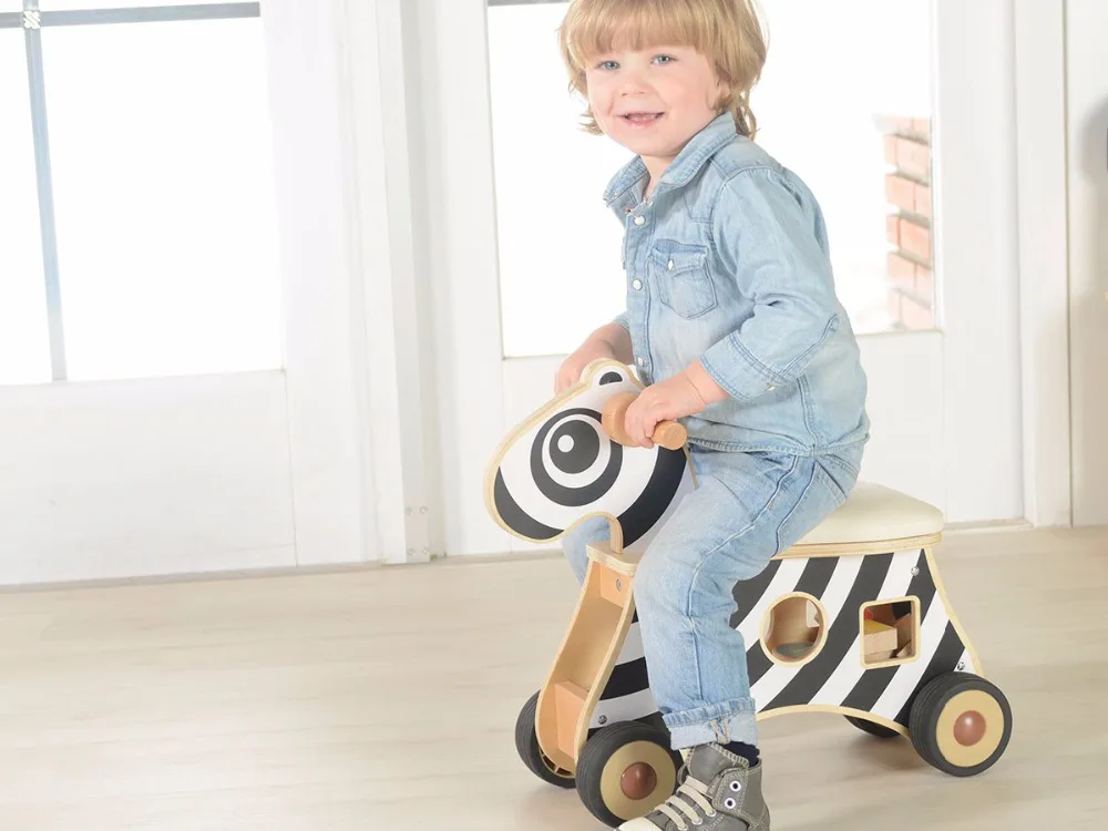 Деревянные игрушки для детей "Ездовой классификатор фигур" (Формоукладчик) Zebra, бэби-ходунки для обучения, просветительский, образовательный подарок на Рождество.