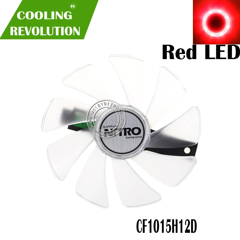 95 мм CF1015H12D DC12V кулер вентилятор Замена для Sapphire NITRO RX480 8G RX 470 4G GDDR5 RX570 4G/8G D5 RX580 8G OC