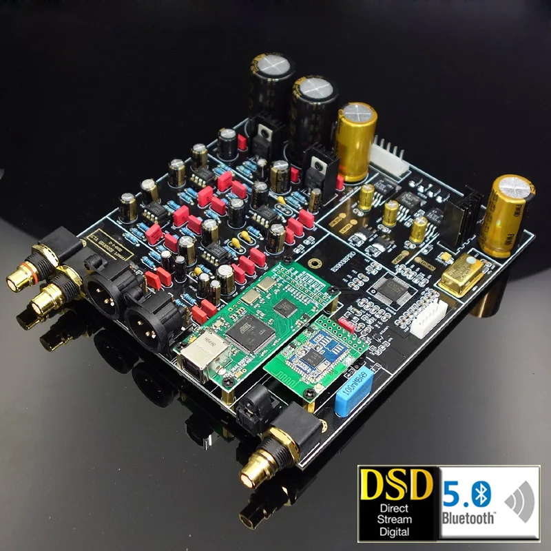 2019 Новинка! HIFI ES9018/ES9028PRO/ES9038PRO + XMOS XU208/Amanero USB декодер цап плата поддержка добавить