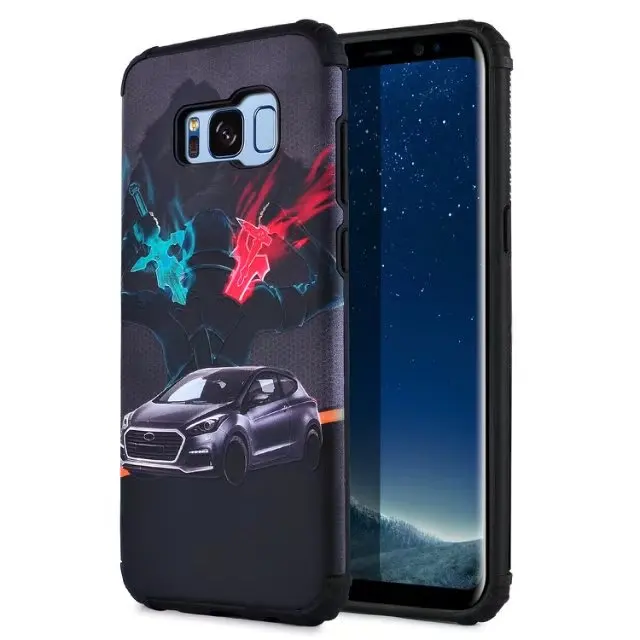 Heavy Armor Case Hybrid 2 IN 1 TPU + PC Car Series for Samsung Galaxy S7 edge S8 Plus For iPhone 5S SE 6 6S 7 |